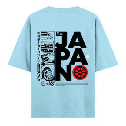 GT-R R35 "Godzilla" Japan Print Heavyweight Oversized Unisex Tee