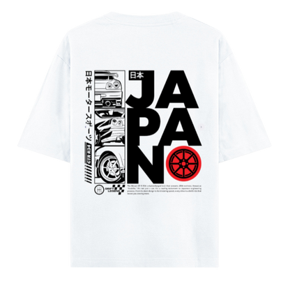 GT-R R35 "Godzilla" Japan Print Heavyweight Oversized Unisex Tee
