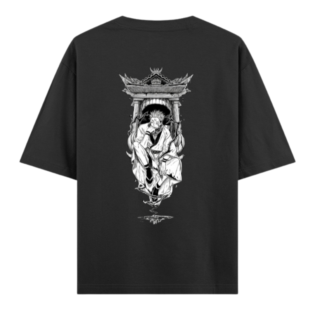 Malevolent Awakening | Sukuna Edition - The Sovereign Oversized Unisex Tee Drop