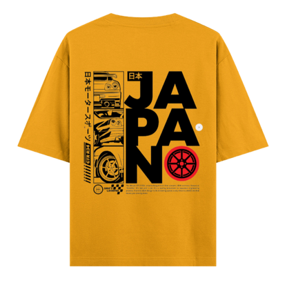 GT-R R35 "Godzilla" Japan Print Heavyweight Oversized Unisex Tee