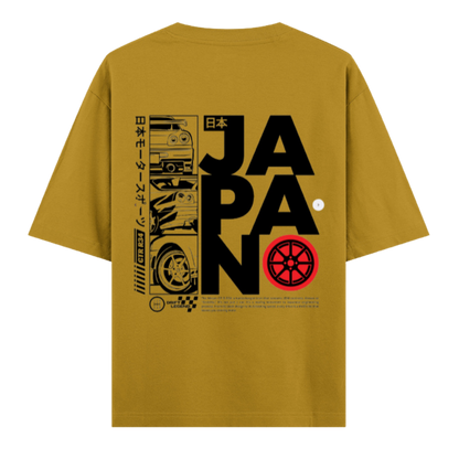 GT-R R35 "Godzilla" Japan Print Heavyweight Oversized Unisex Tee