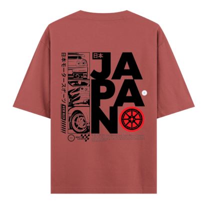 GT-R R35 "Godzilla" Japan Print Heavyweight Oversized Unisex Tee