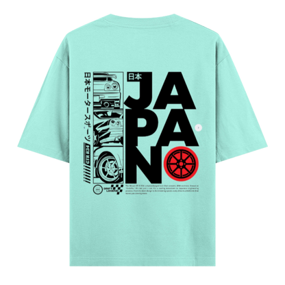 GT-R R35 "Godzilla" Japan Print Heavyweight Oversized Unisex Tee