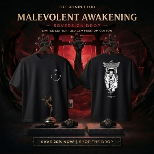 Malevolent Awakening | Sukuna Edition - The Sovereign Oversized Unisex Tee Drop