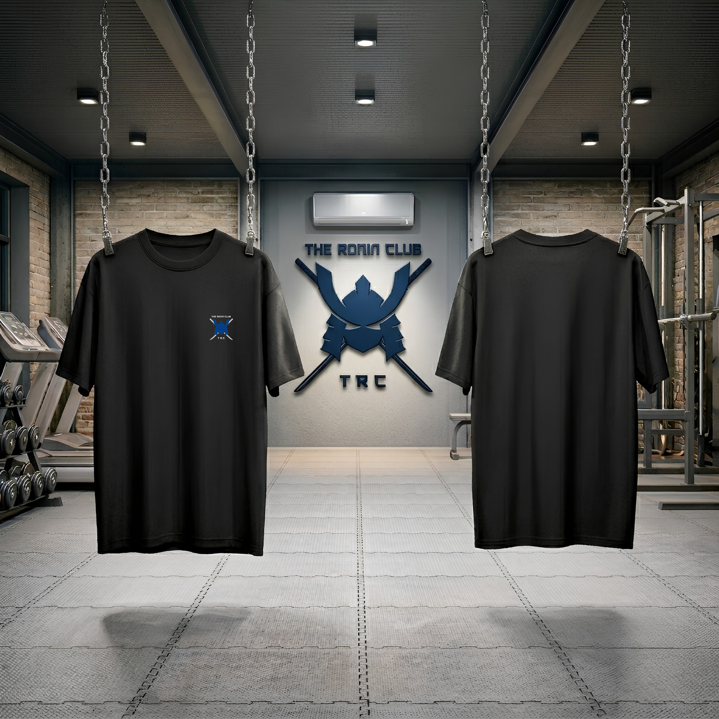 The Ronin Club Crest Cotton Stretch Sports T-Shirt – Premium Unisex Performance Tee